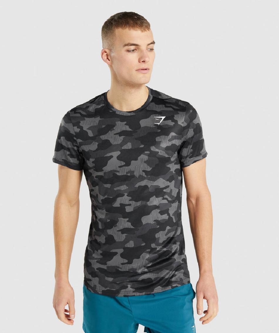 T Shirts Gymshark Arrival Hombre Gris | CO 3333AHK